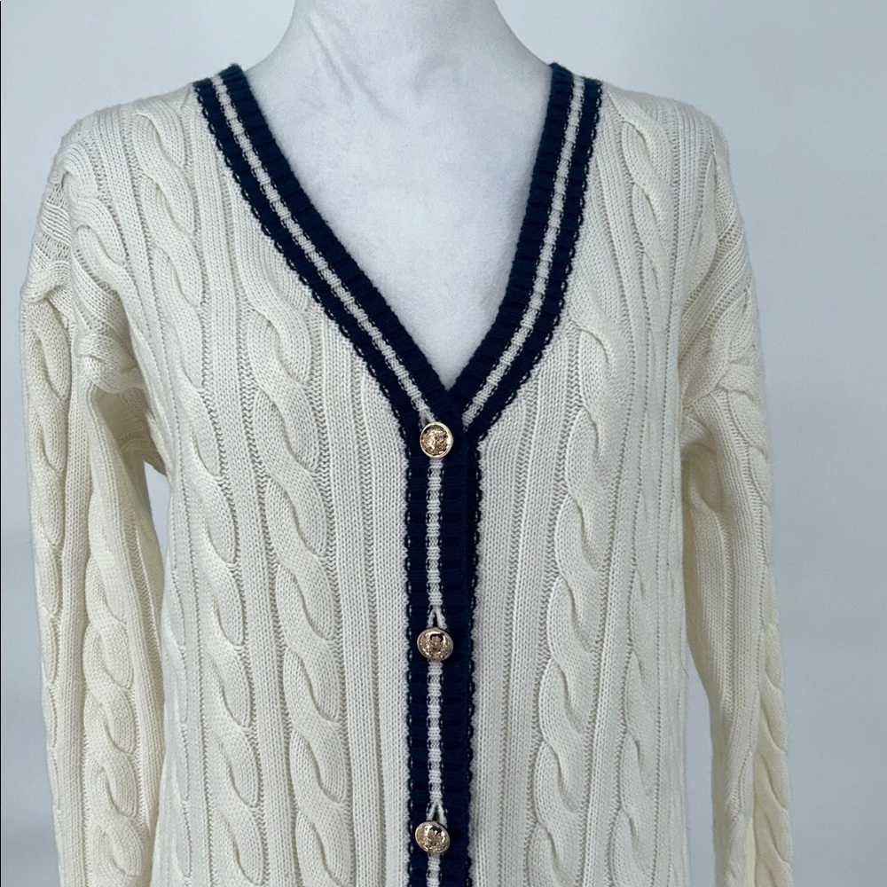 New Saylor Women's Marisole Long Sleeve Sweater Dress Cream SZ S - Picture 7 of 11